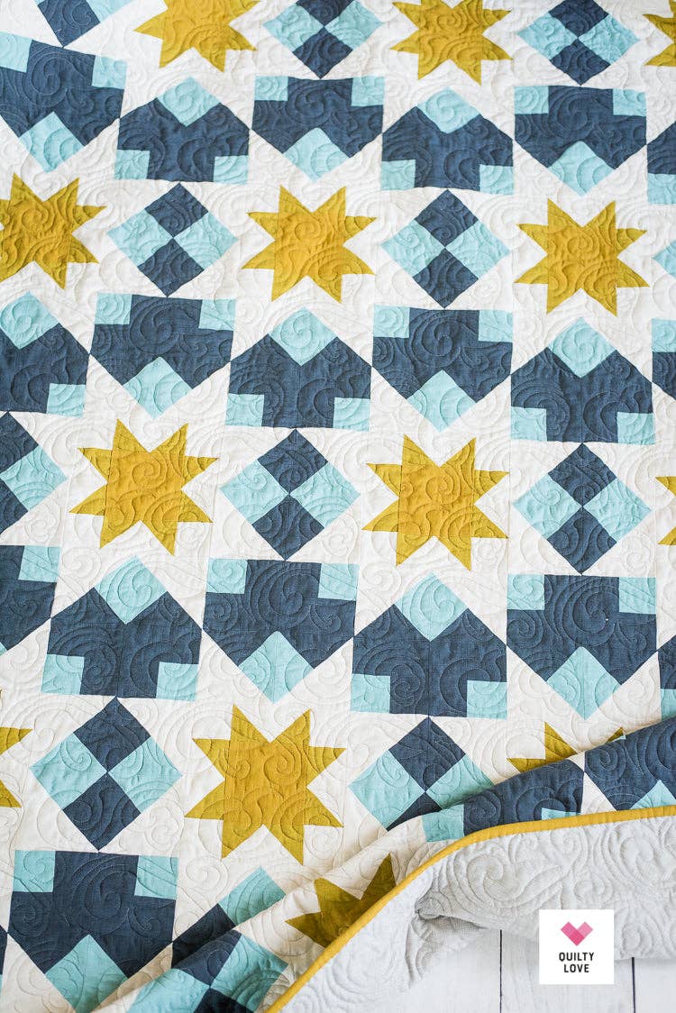 Quilty Love - Night Stars PAPER Quilt Pattern