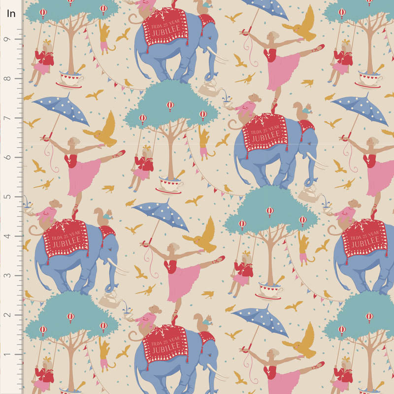 Tilda Jubilee - Circus Life Creme - 100547