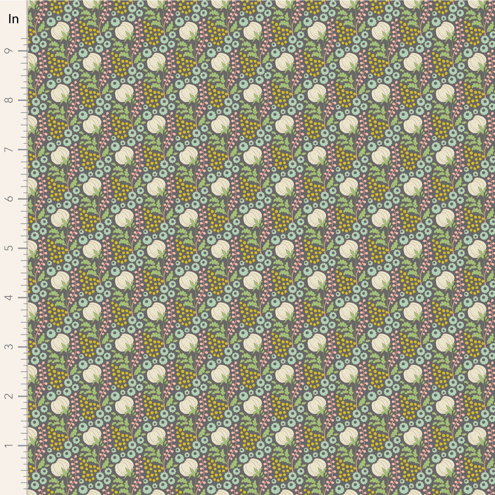 Tilda Sanctuary - Cottonfield -Greygreen - 100579