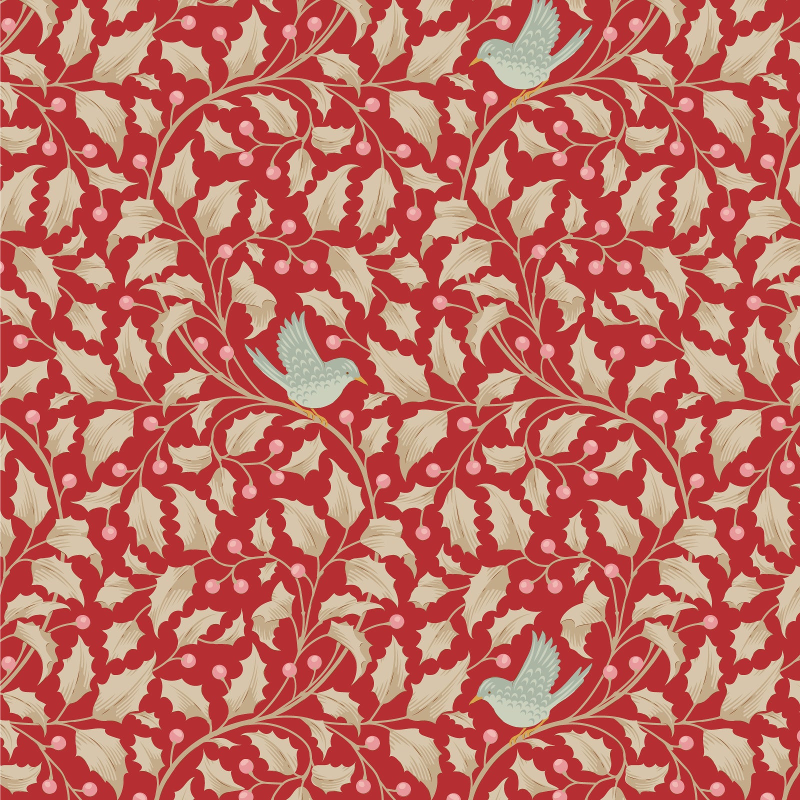 Tilda - Merry Little Christmas - Holly - Red 100621