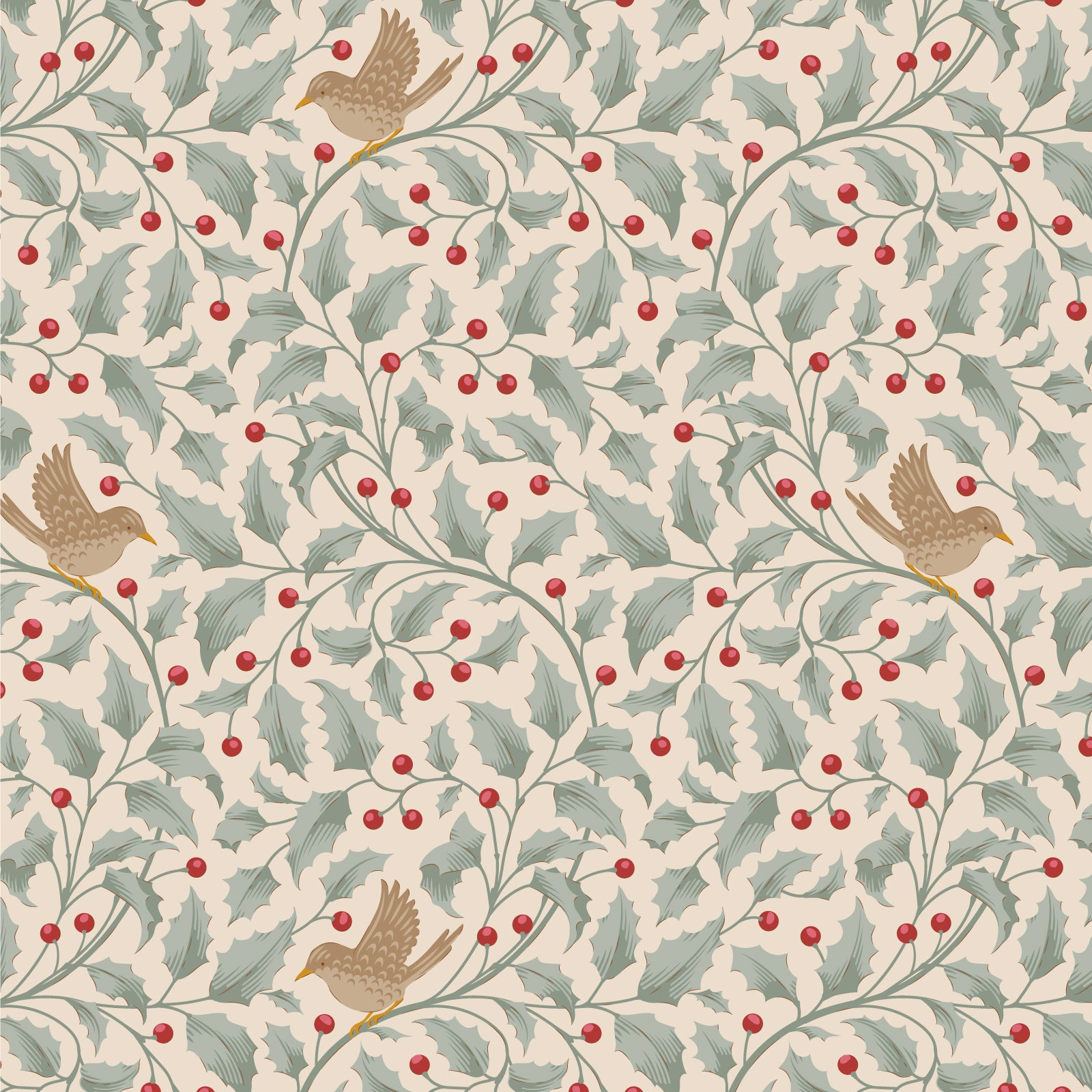 Tilda - Merry Little Christmas - Holly - Duckegg - 100626