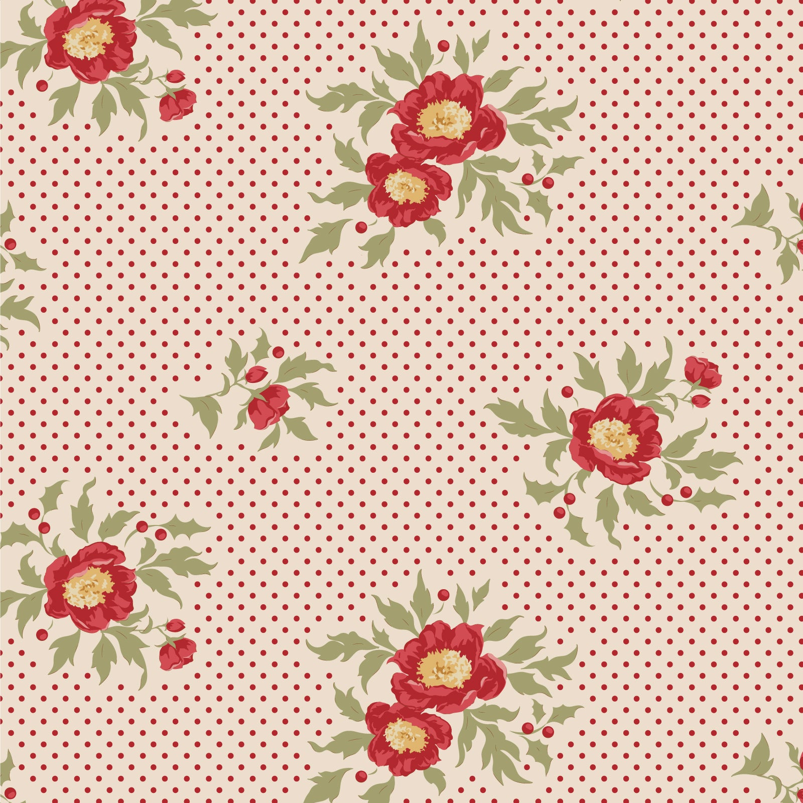 Tilda - Merry Little Christmas - Joy - Cream - 100638