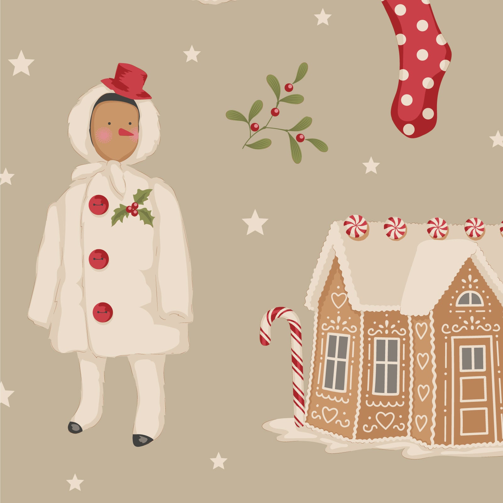 Tilda - Merry Little Christmas - Winterfriends - Clay - 100640