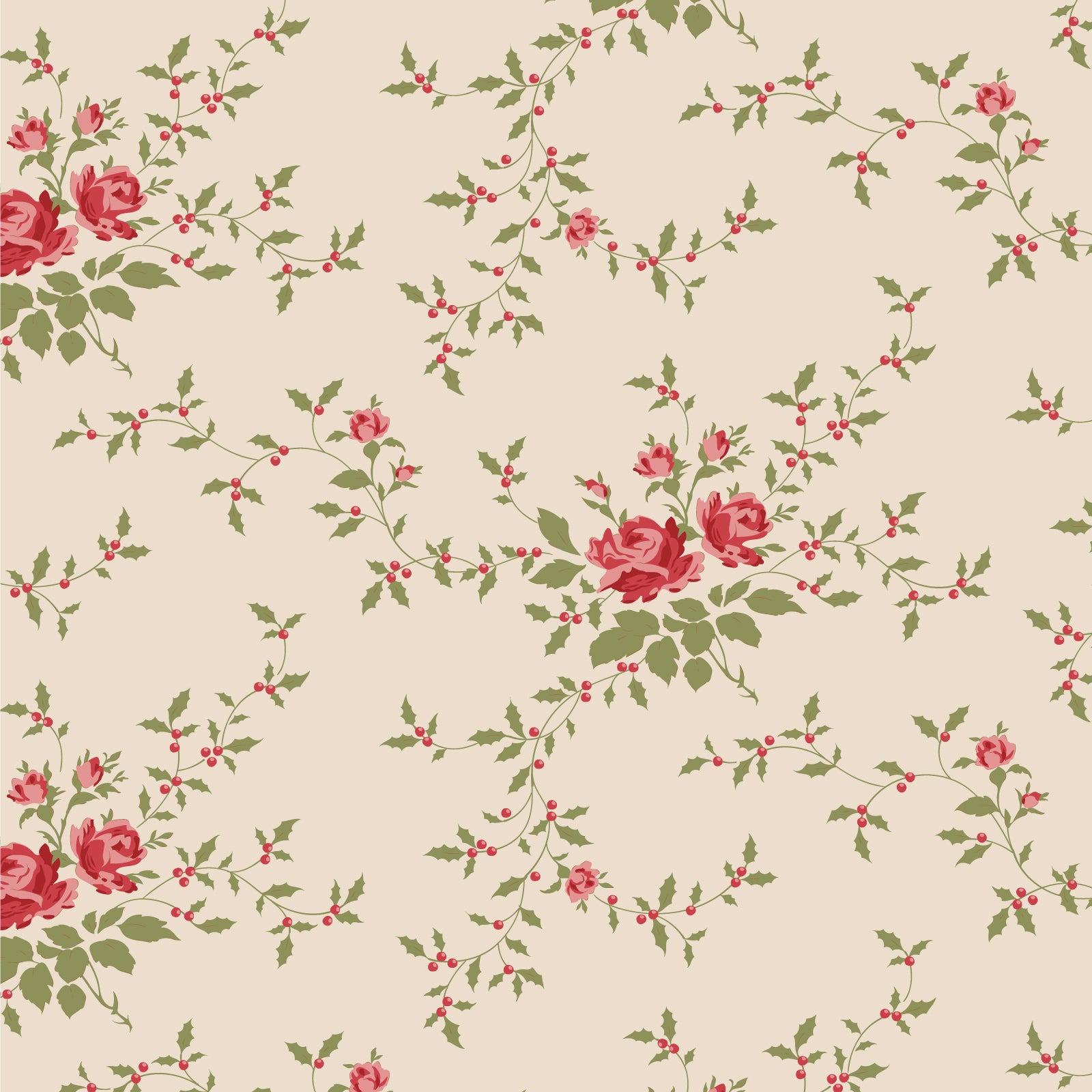 Tilda - Merry Little Christmas - Noel - Cream - 110147