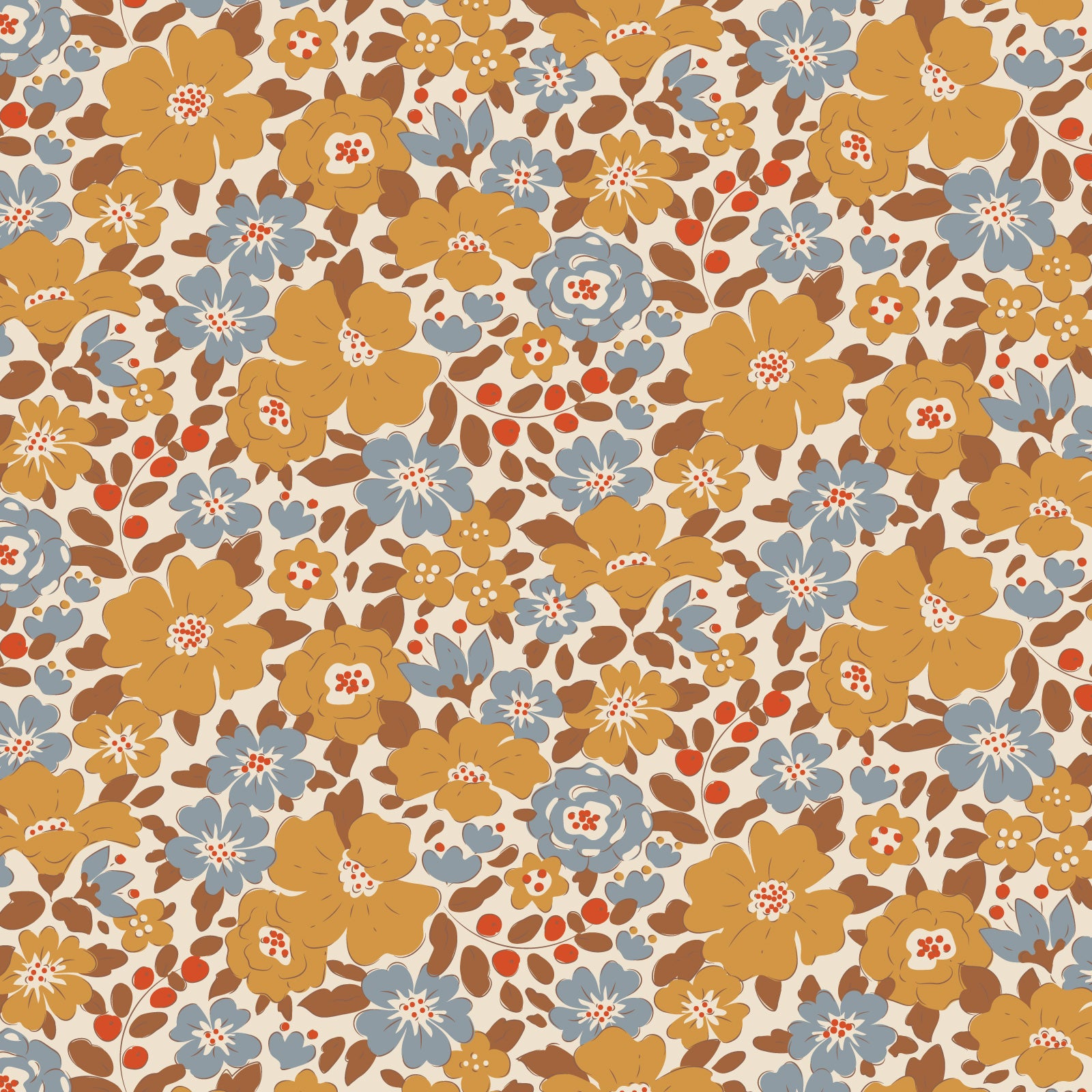 Tilda Creating Memories - Autumn - Harper - Saffron - 130142