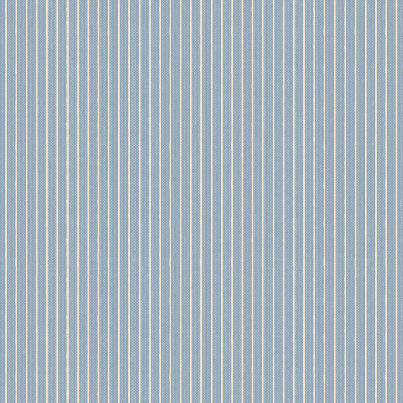 Tilda Creating Memories -  WOVEN - Summer - Stripe - Blue - 160068
