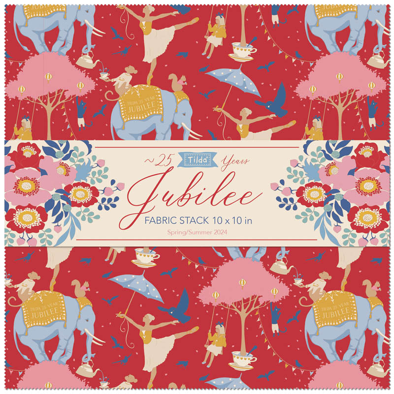 Tilda Jubilee Layer Cake - 10" squares