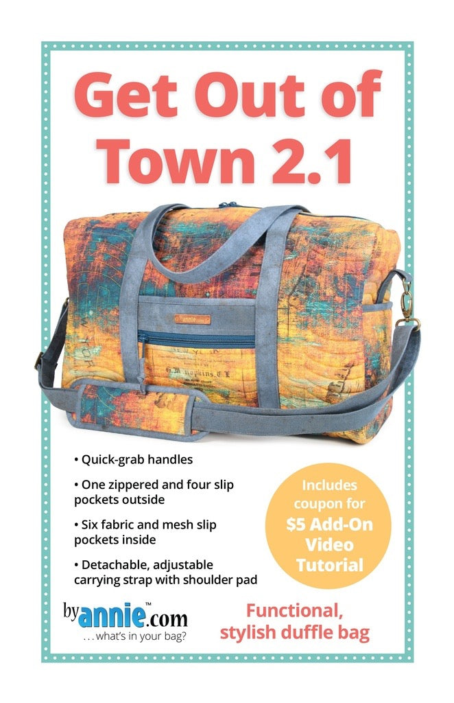 Get out of Town - Bags by Annie pattern - PBA227 2.1