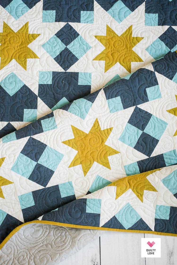 Quilty Love - Night Stars PAPER Quilt Pattern