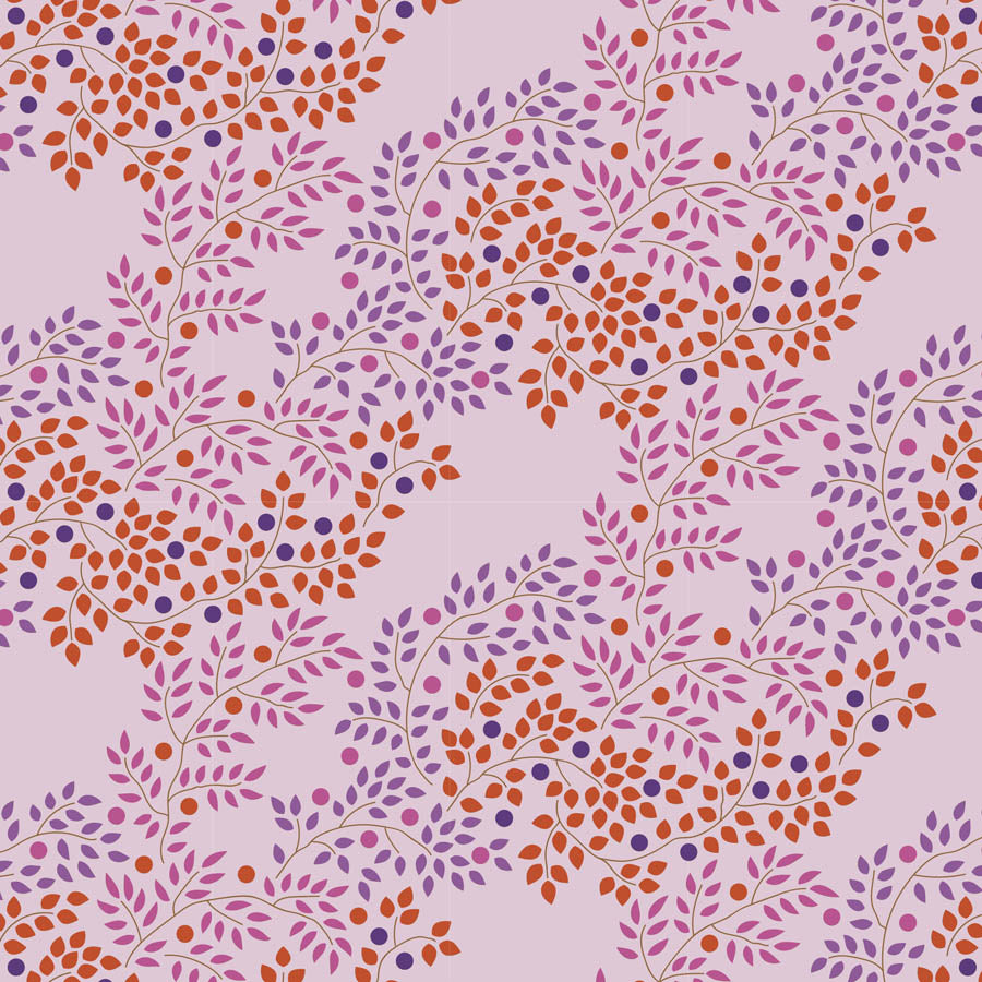 Tilda Hometown Berrytangle - PLUM 100472