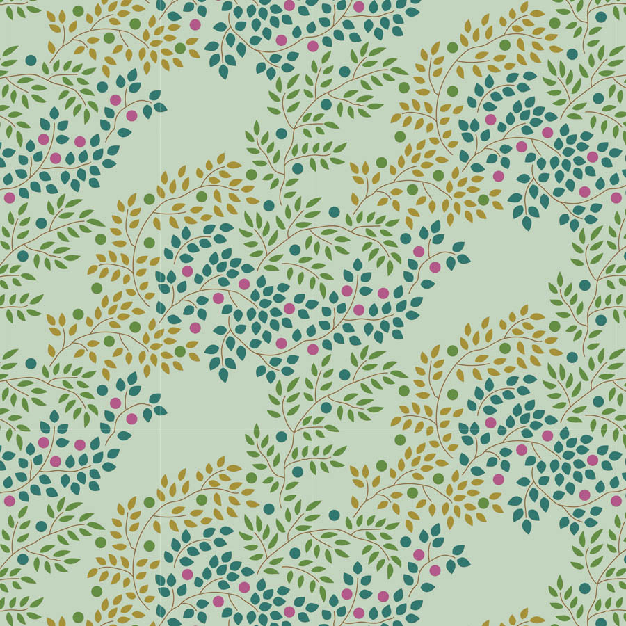Tilda Hometown Berrytangle - SAGE 100479