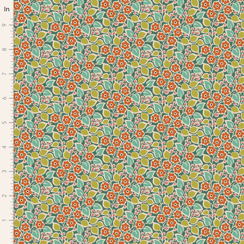 Tilda Pie in the Sky TopsyTurvy - PINE  Yardage 100499