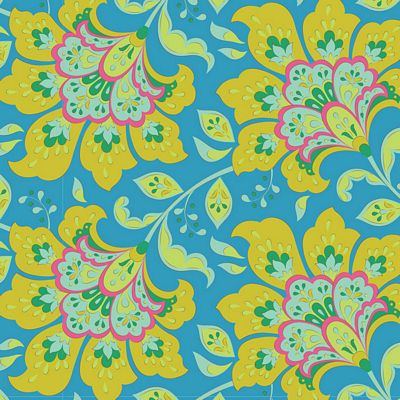 Tilda Bloomsville Flowermarket - SKY - 110517
