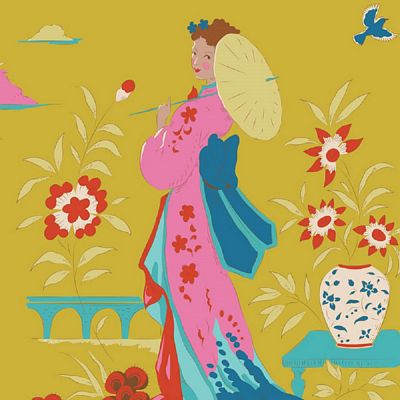 Tilda Bloomsville Garden Vista - LIGHT CORN - 110518