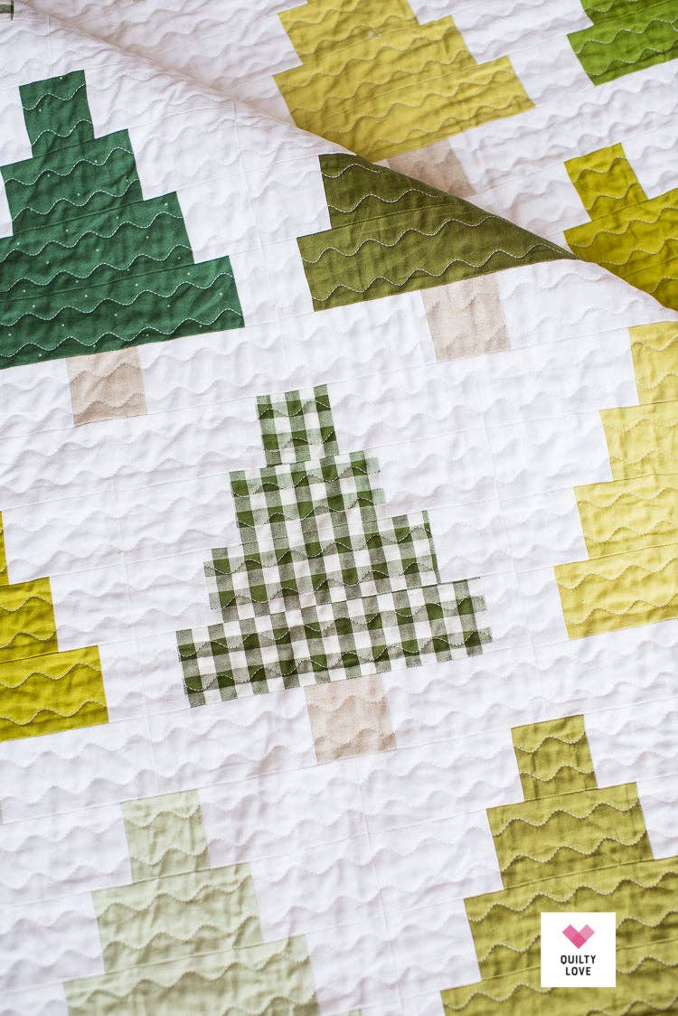 Quilty Love - Quilty Trees PAPER quilt pattern