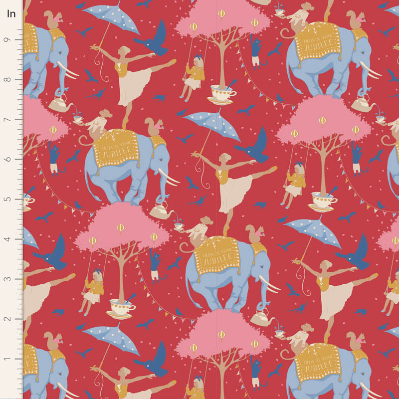 Tilda Jubilee - Circus Life Red - 100543