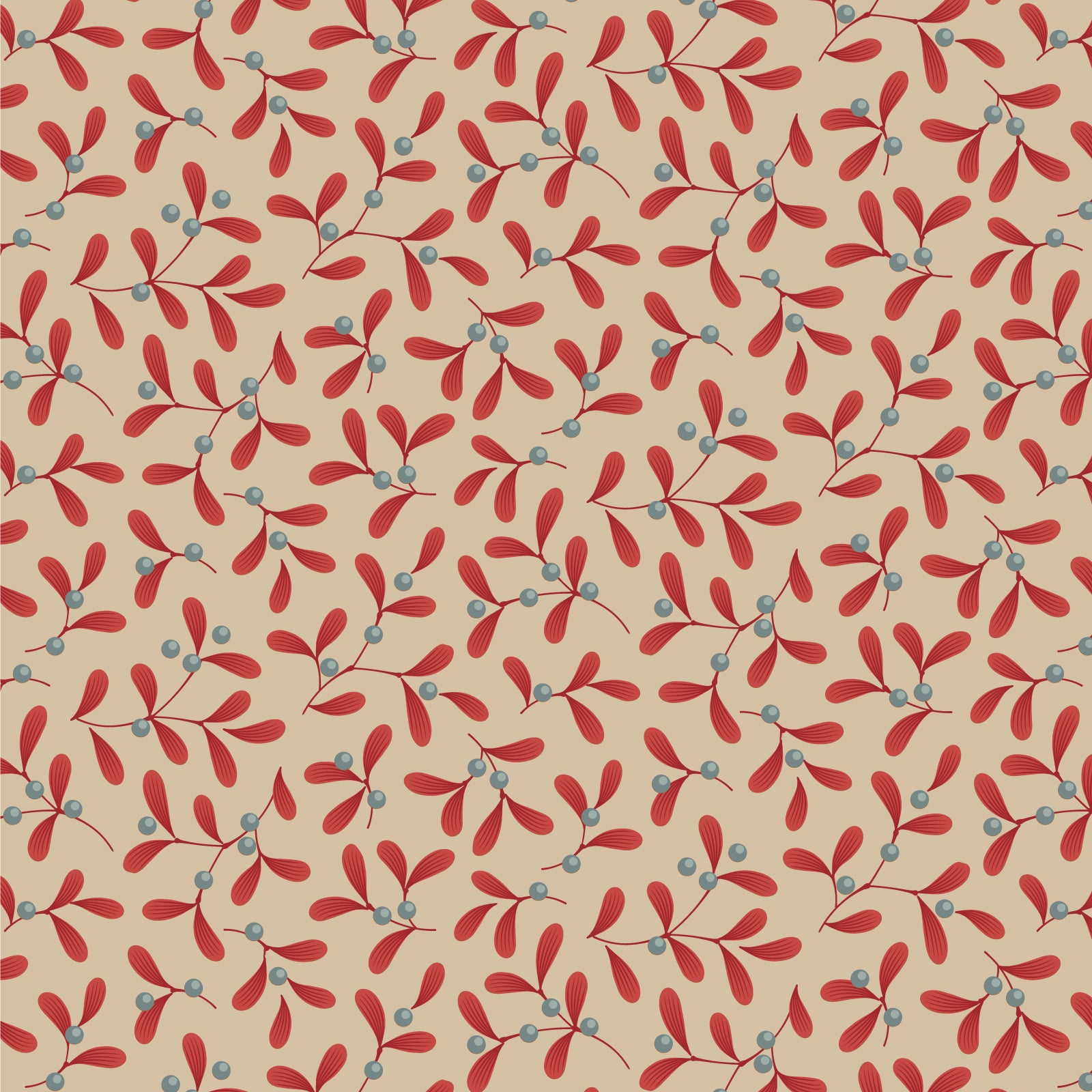 Tilda - Merry Little Christmas - Mistletoe - Red - 100623
