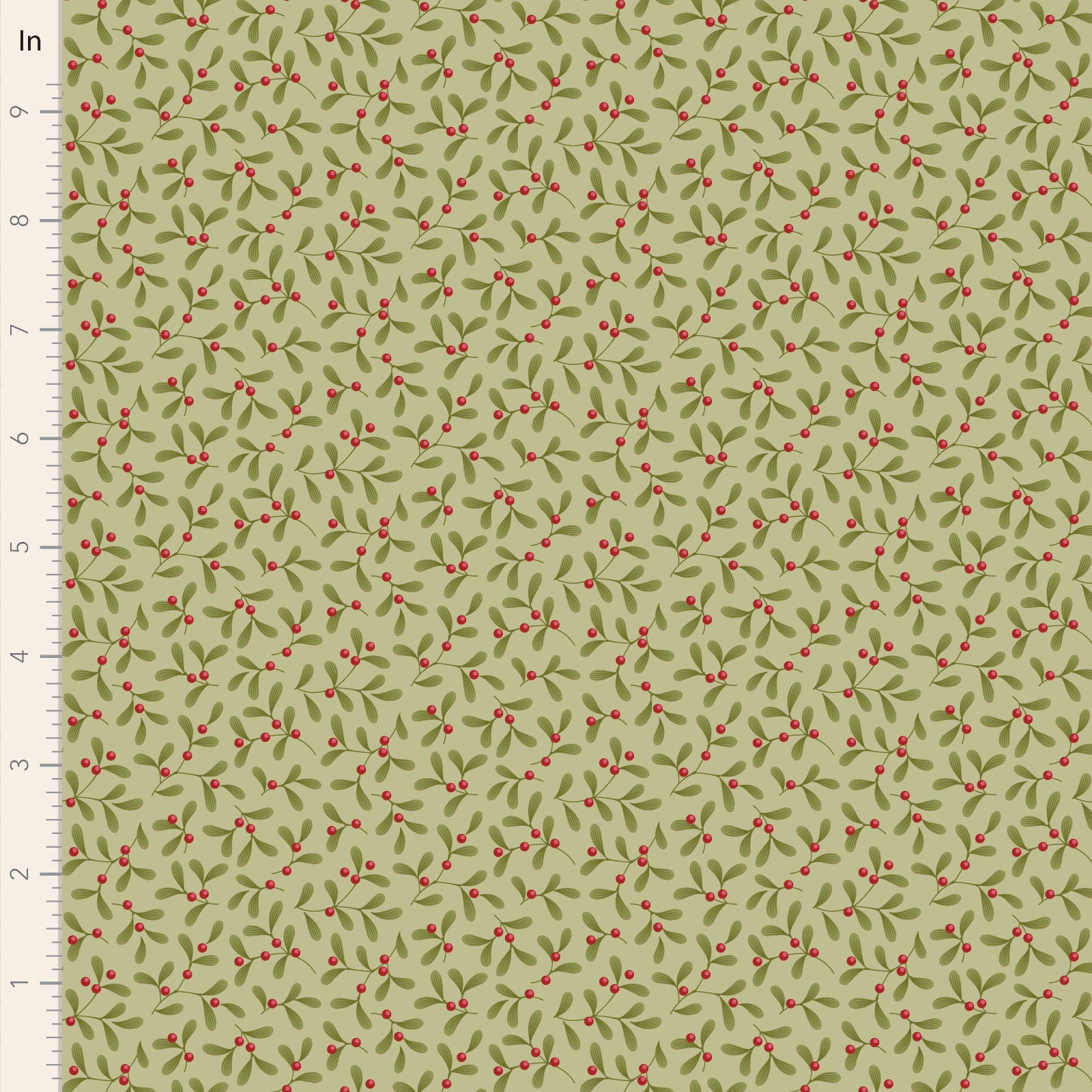Tilda - Merry Little Christmas - Mistletoe - Pistachio - 100633