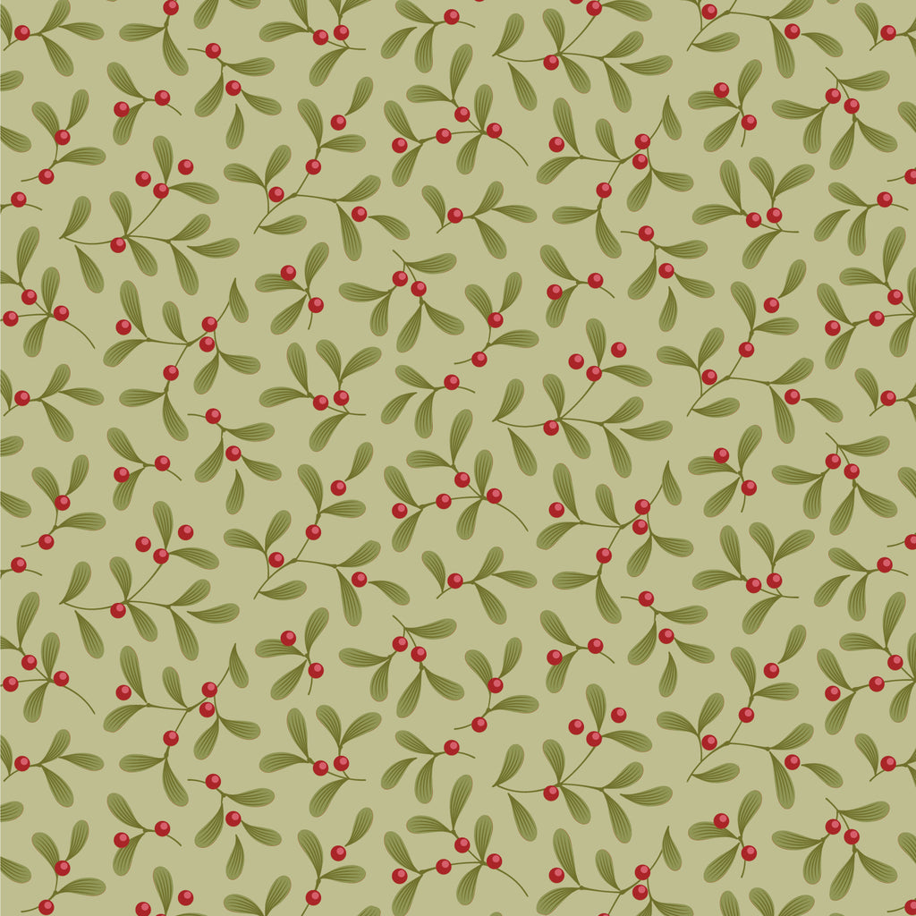 Tilda - Merry Little Christmas - Mistletoe - Pistachio - 100633