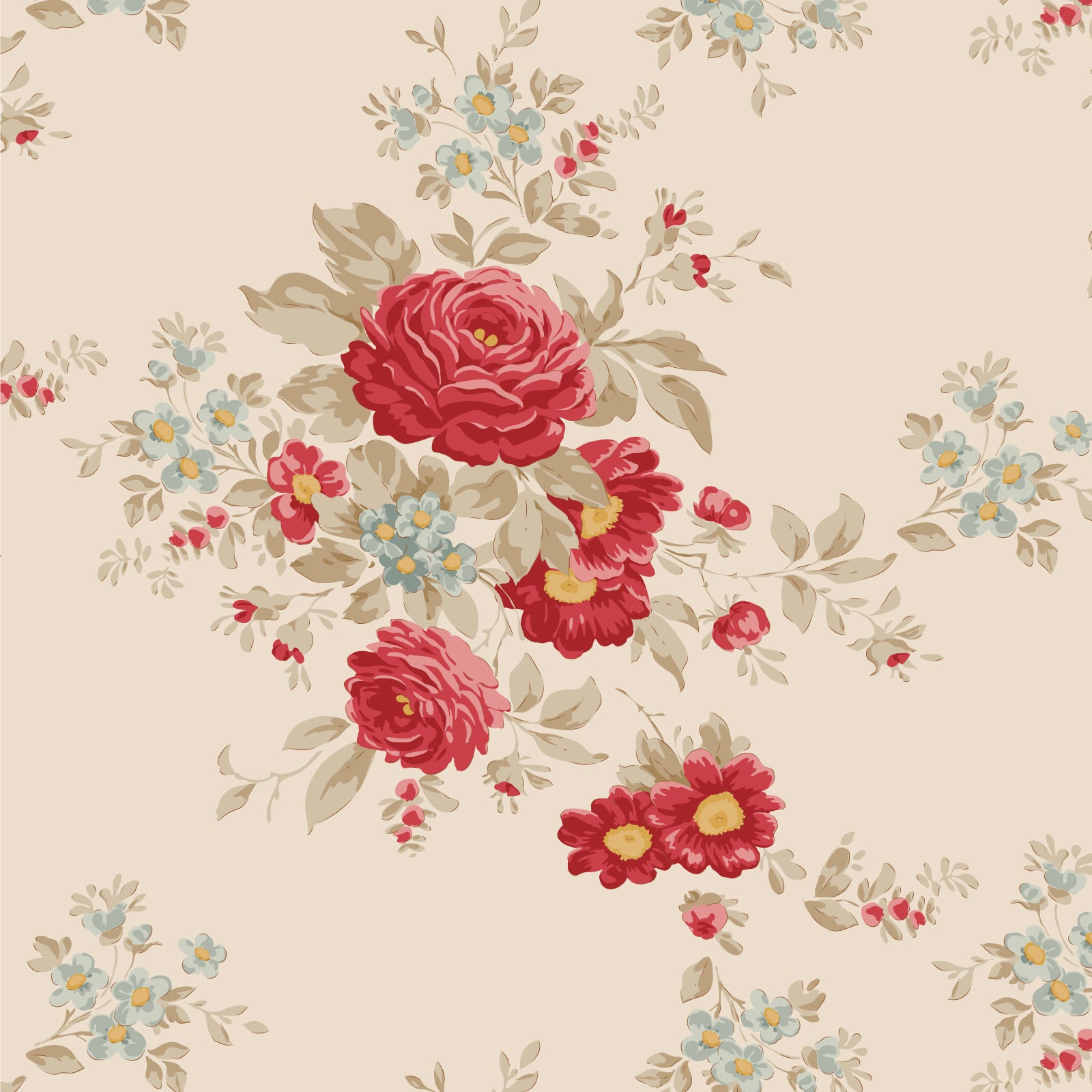Tilda - Merry Little Christmas - Carol - Cream  - 100637