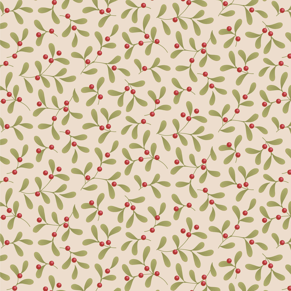 Tilda - Merry Little Christmas - Mistletoe - Cream - 100639