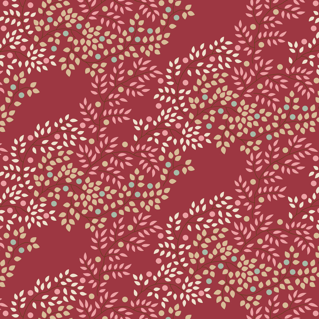 Tilda Creating Memories - Winter - Berrytangle - Burgundy - 130147
