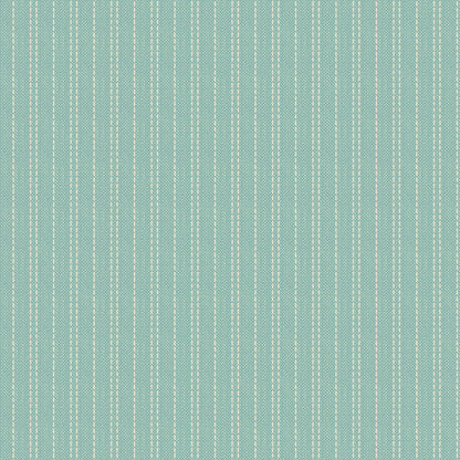 Tilda Creating Memories -  WOVEN - Spring - Seamstripe - Teal 160060