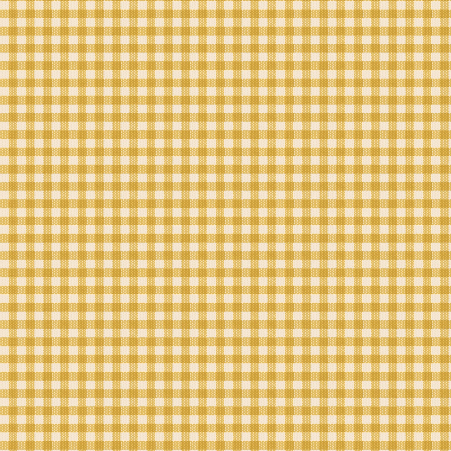 Tilda Creating Memories -  WOVEN - Spring - Gingham - Yellow 160065