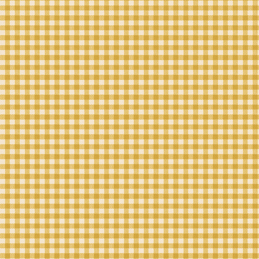 Tilda Creating Memories -  WOVEN - Spring - Gingham - Yellow 160065