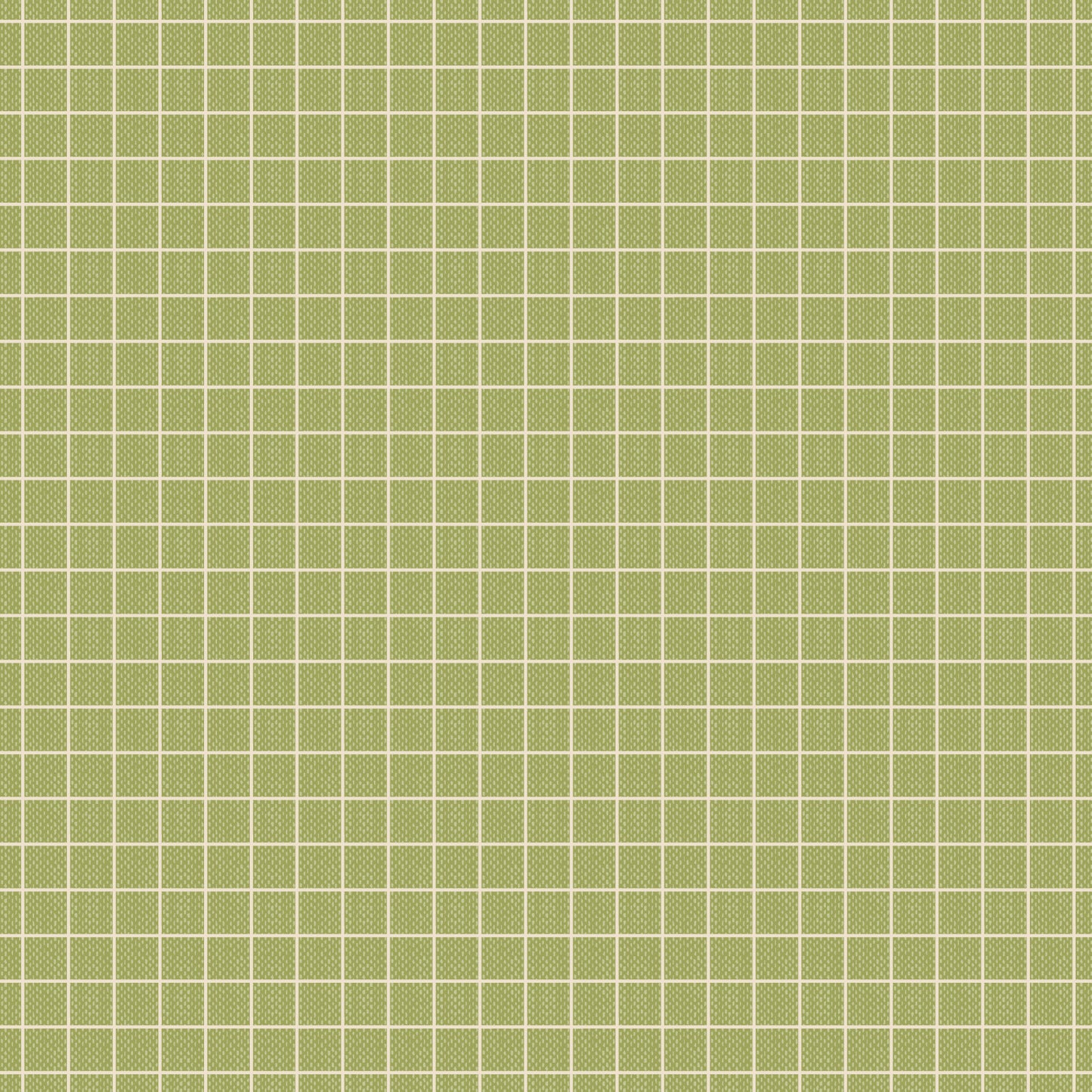 Tilda Creating Memories -  WOVEN - Spring - Plaid - Pea Green 160066