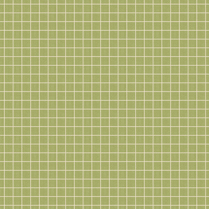 Tilda Creating Memories -  WOVEN - Spring - Plaid - Pea Green 160066