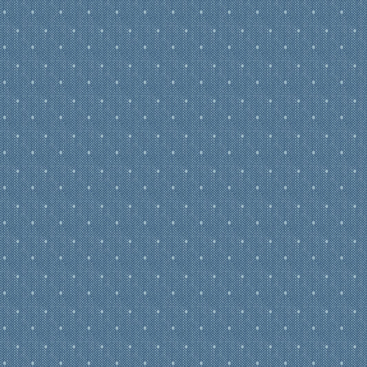 Tilda Creating Memories -  WOVEN - Summer - Tiny Dot Blue 160067