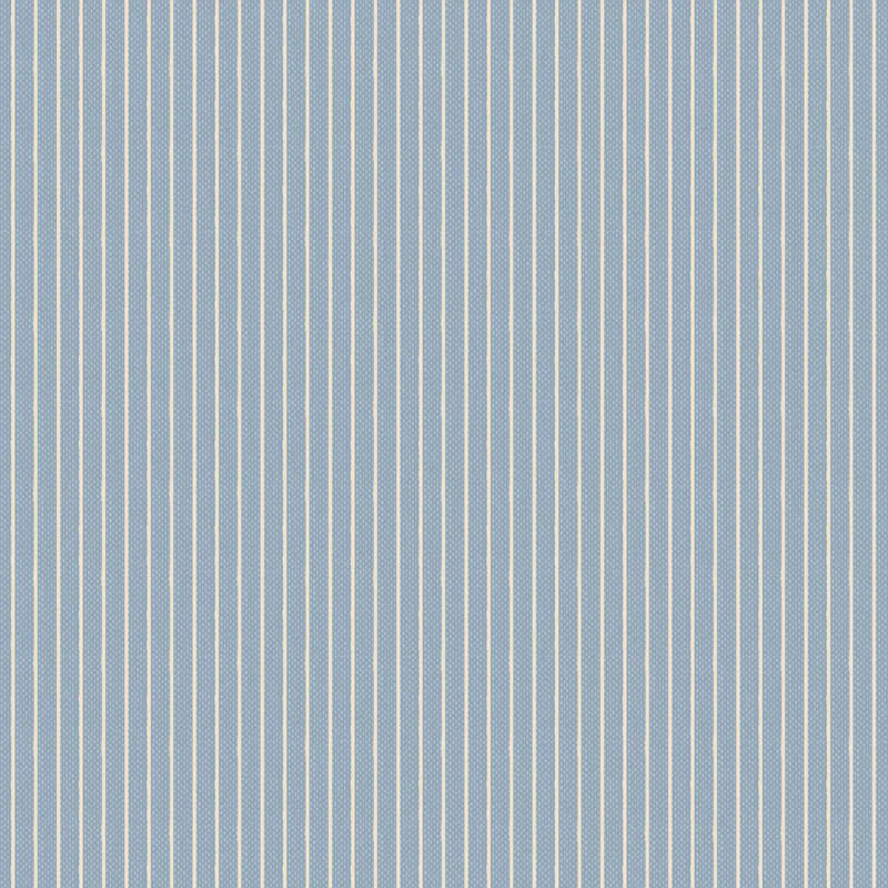 Tilda Creating Memories -  WOVEN - Summer - Stripe - Blue - 160068