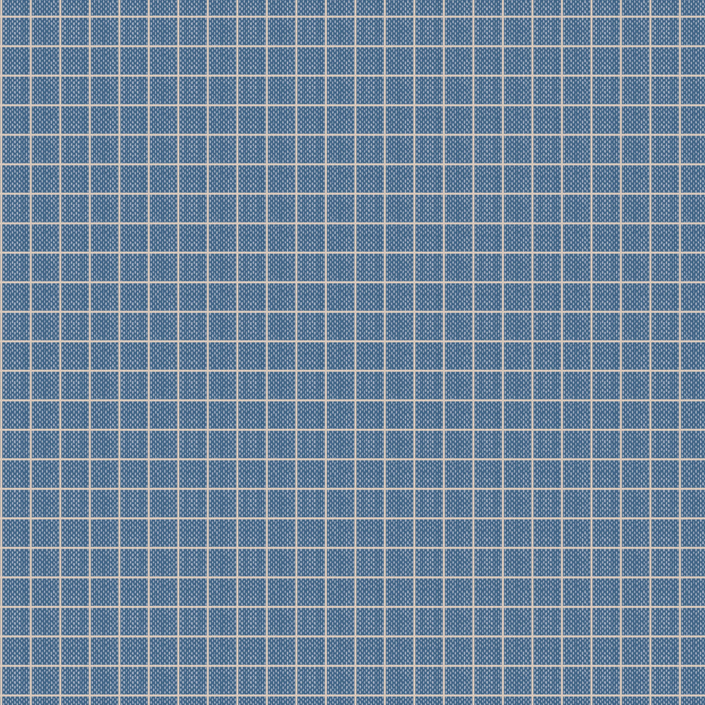Tilda Creating Memories -  WOVEN - Summer - Plaid - Blue 160072