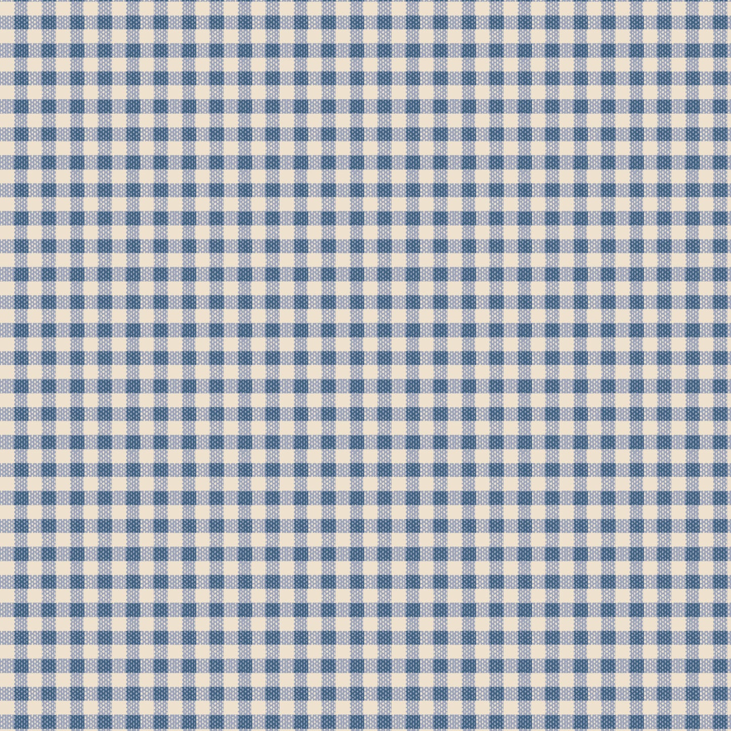 Tilda Creating Memories -  WOVEN - Summer - Gingham - Blue 160073