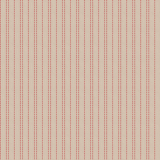 Tilda Creating Memories - WOVEN - Winter - Seamstripe Red 160083