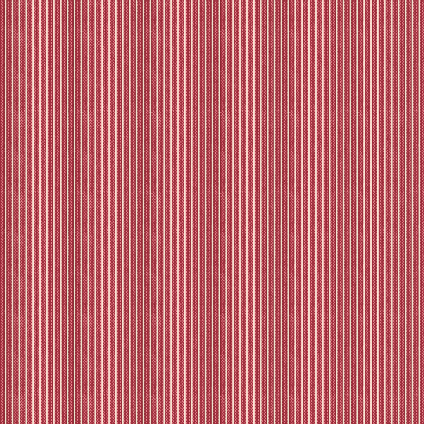 Tilda Creating Memories - WOVEN - Winter - Tinystripe Red 160084