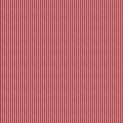 Tilda Creating Memories - WOVEN - Winter - Tinystripe Red 160084