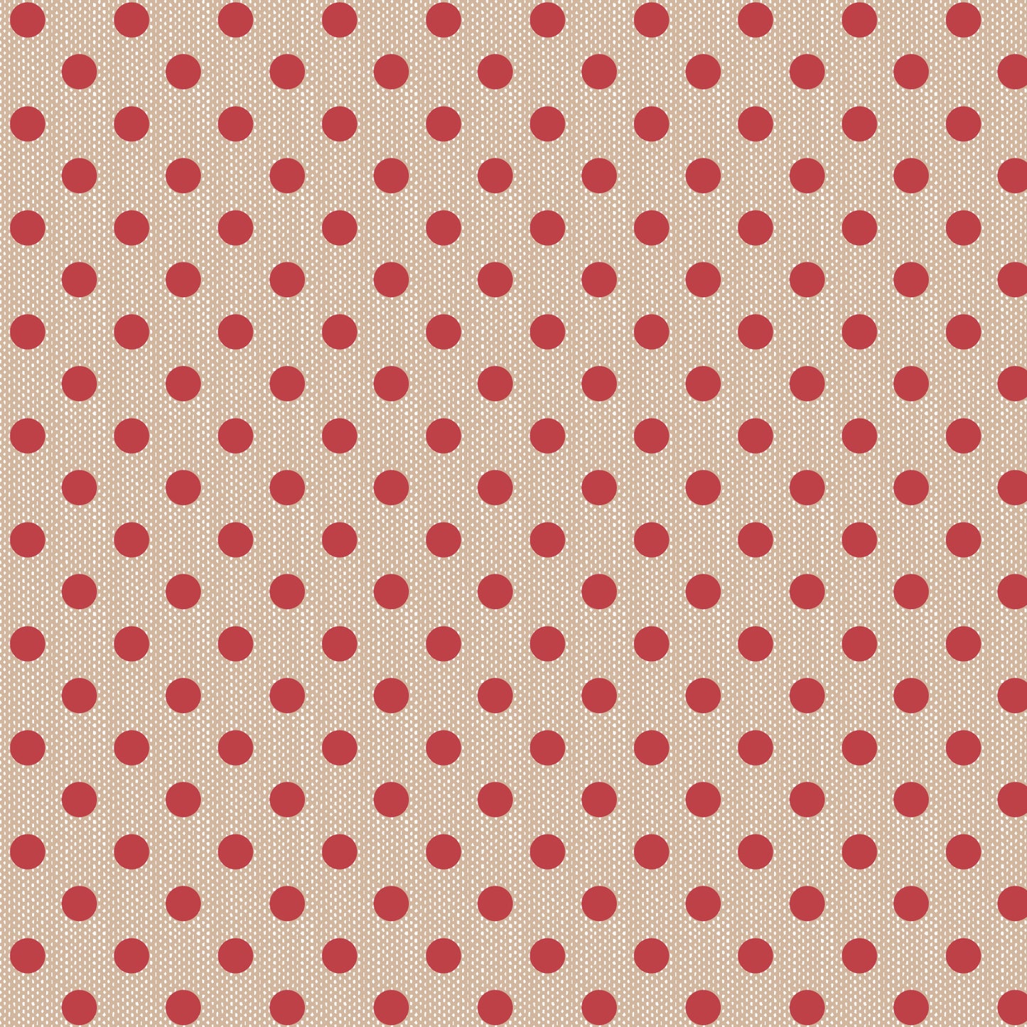 Tilda Creating Memories - WOVEN - Winter - Polkadot Red 160085