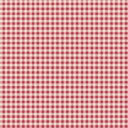 Tilda Creating Memories - WOVEN - Winter - Gingham Red 160087