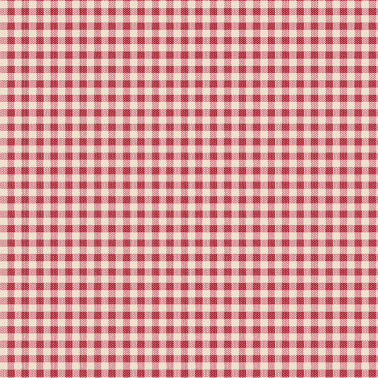 Tilda Creating Memories - WOVEN - Winter - Gingham Red 160087