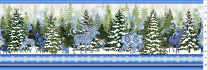 Natures Winter by Jason Yenter - 2 color options Border 1NW