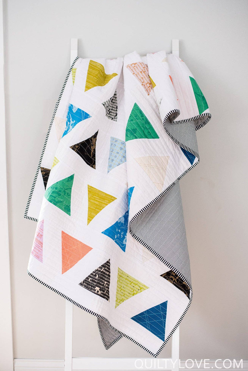 Quilty Love - Triangle Pop PAPER quilt pattern