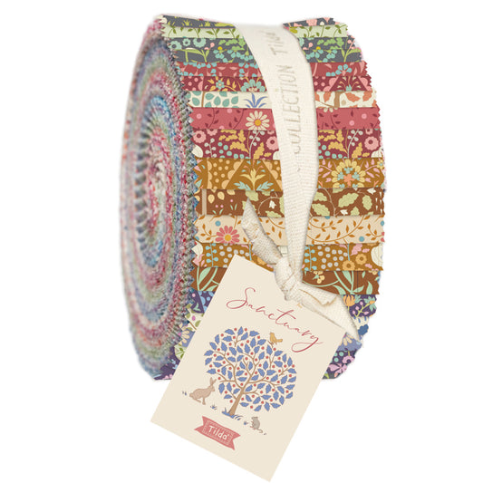 Tilda Sanctuary Fabric Roll 2.5" Strips