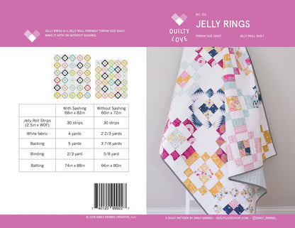 Quilty Love - Jelly Rings PAPER Quilt Pattern