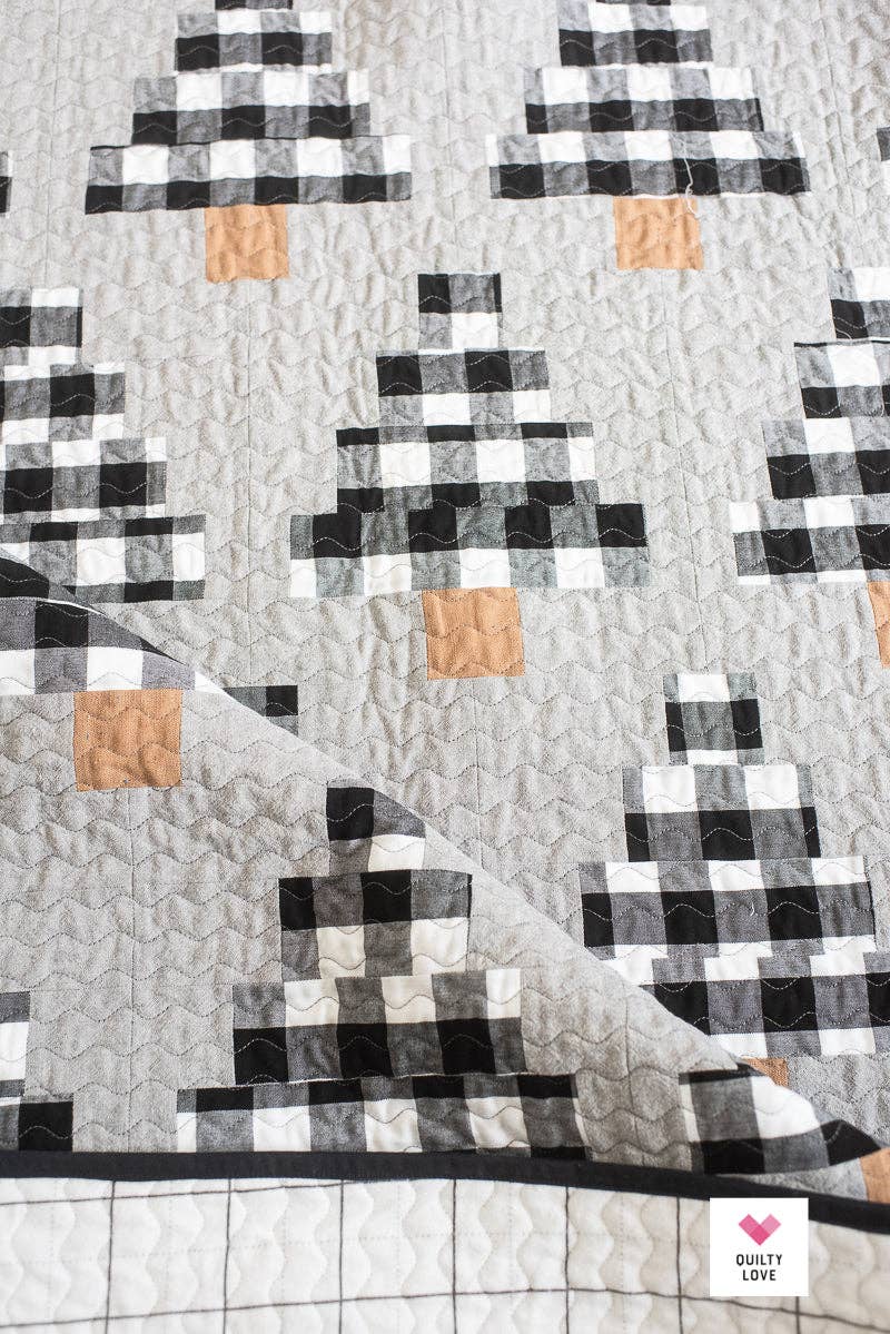 Quilty Love - Quilty Trees PAPER quilt pattern