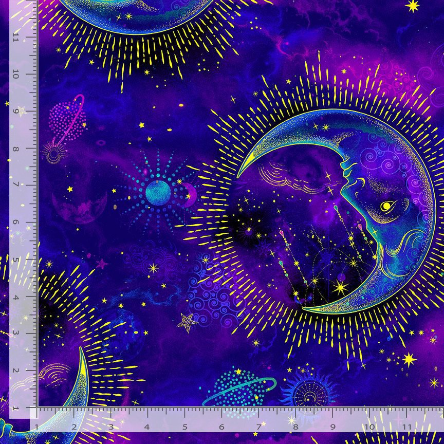 Cosmos - Tapestry Galaxy Moon Met