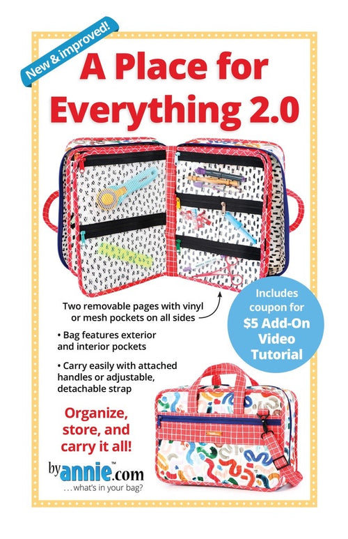 A Place for Everything 2.0 - Bags by Annie pattern - PBA207-2