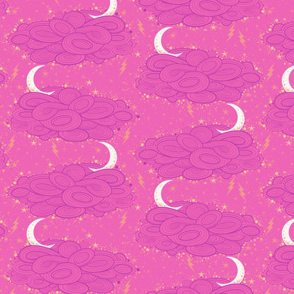 Nightshades by Tula Pink - Oleander Storm Clouds