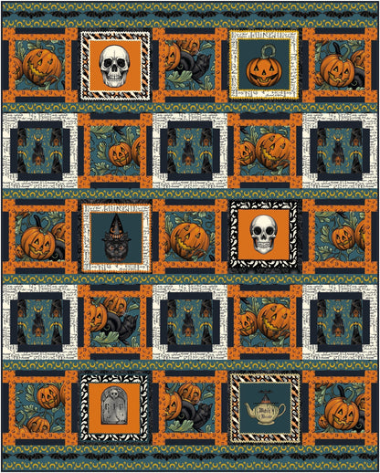 Storybook Halloween by Rachel Hauser - Hexi Cheater - Multi